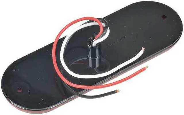 Alt view image 4 of 6 - MAXXIMA M63350R Stop/Turn/Tail Light,Oval,Red,6-1/2" L