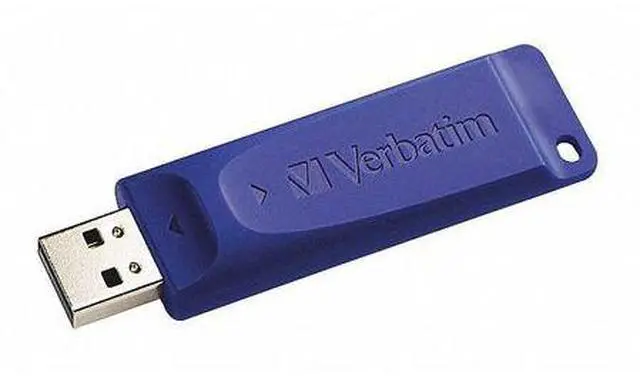 Alt view image 9 of 20 - Verbatim 128GB USB Flash Drive - Blue
