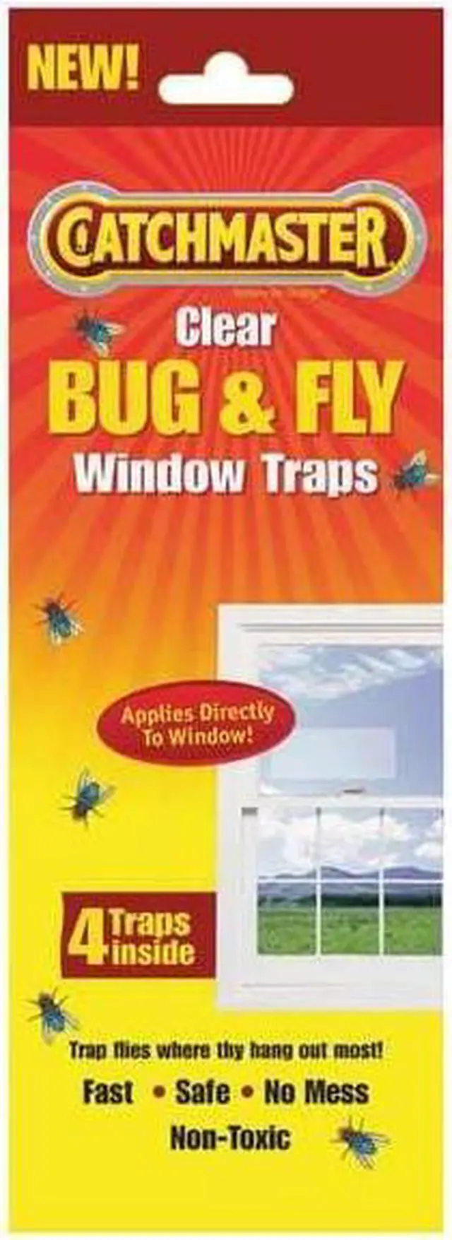 Alt view image 3 of 4 - CATCHMASTER 904 Fly Trap,7 In. L,3 In. W,PK4
