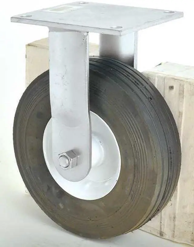 Alt view image 2 of 4 - ZORO SELECT 3G118 Rigid Semi-Pneumatic Caster,8 in.,350 lb