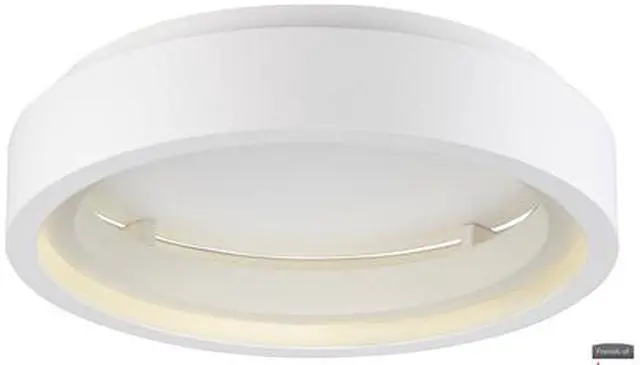 Main image of ET2 E35001-MW iCorona 1-Light 23.5" Wide Matte White Flush Mount Light
