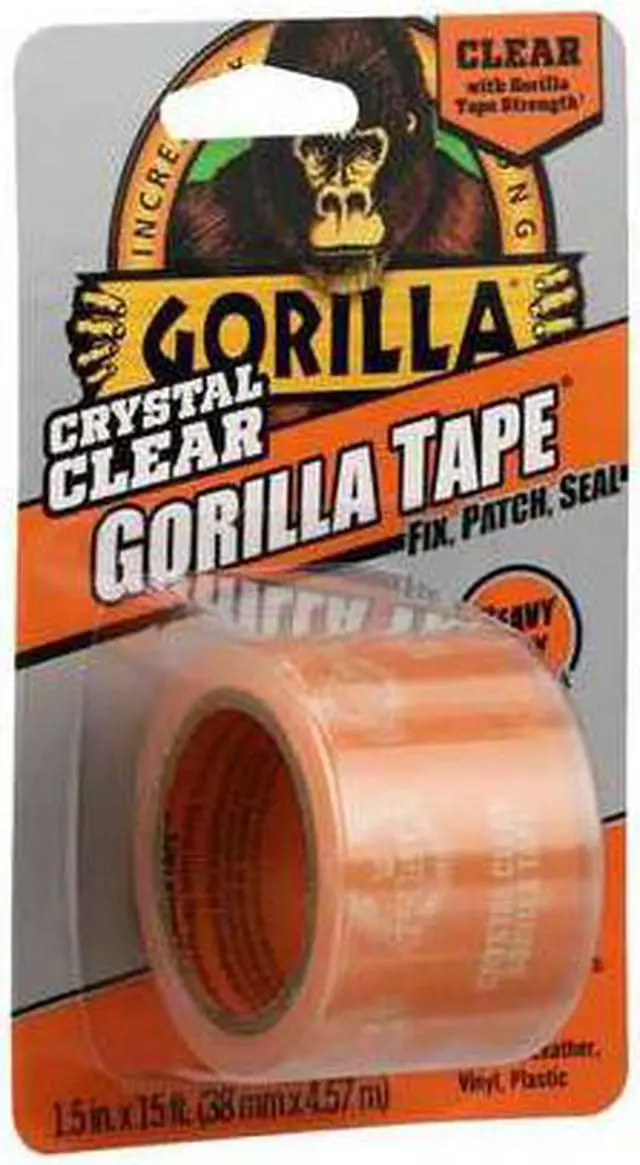 Alt view image 3 of 5 - Duct Tape,Clear,5 yd.,1-1/2 in. W GORILLA GLUE 6015002