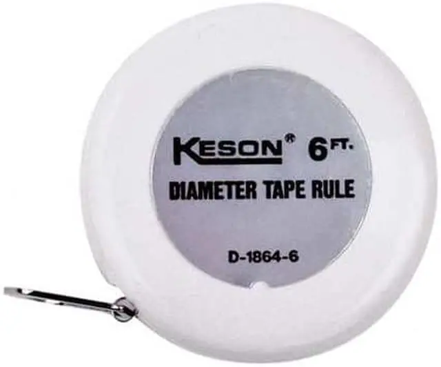 Alt view image 5 of 5 - KESON D18646 6 ft Wrap-a-Round/Diameter Tape Measures, 1/4 in Blade