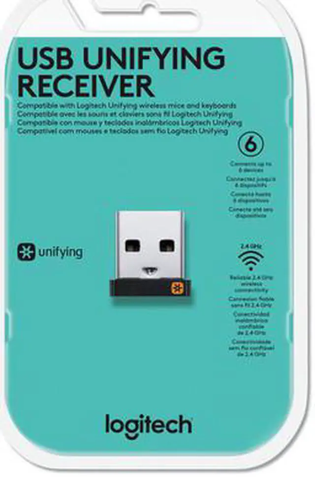 Alt view image 15 of 20 - Logitech Wireless Mouse / Keyboard USB Unifying Receiver