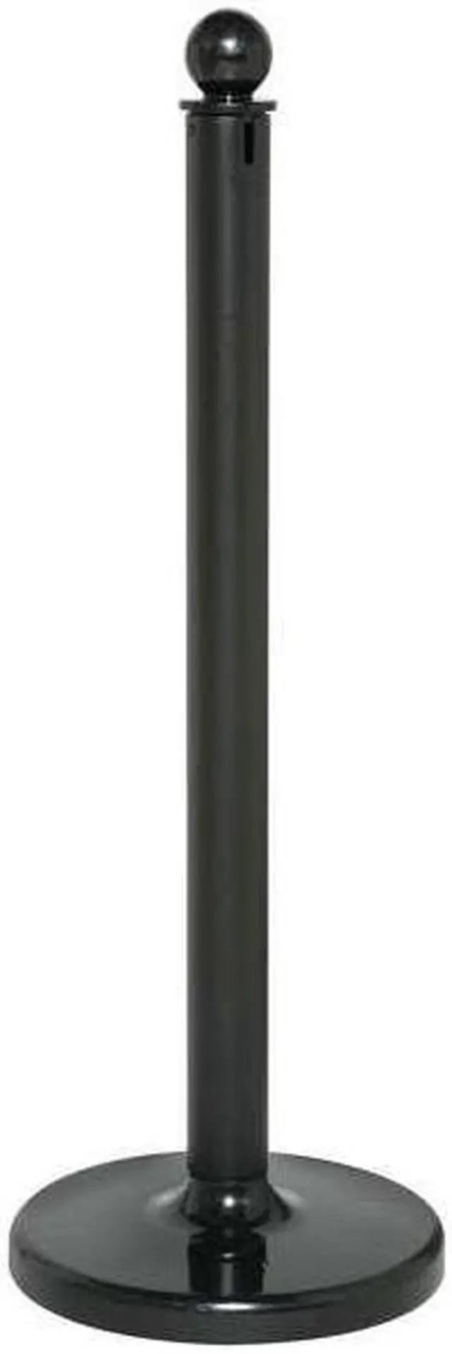 Alt view image 5 of 6 - MR. CHAIN 96403-6 2.5" Diameter Plastic Stanchion - Black, 40" Height, 6 pk