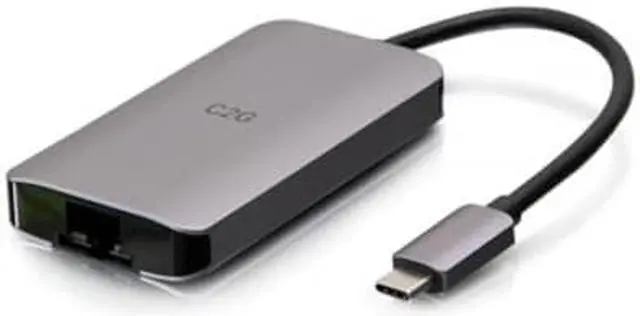 Alt view image 11 of 11 - C2G USB C Dock with HDMI USB Ethernet USB C & Power Delivery up to 100W C2G54456