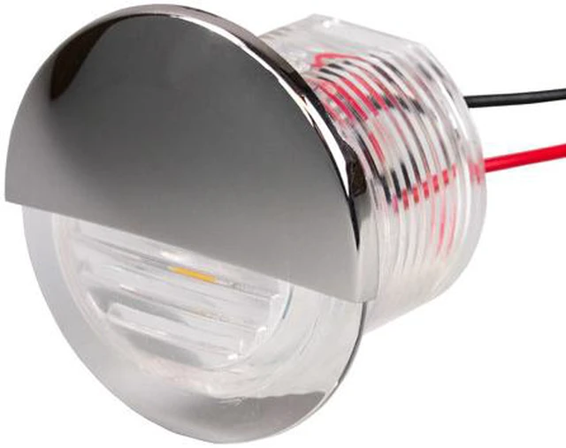 Alt view image 4 of 6 - Sea-Dog Round Led Flush Mount Courtesy Light - White