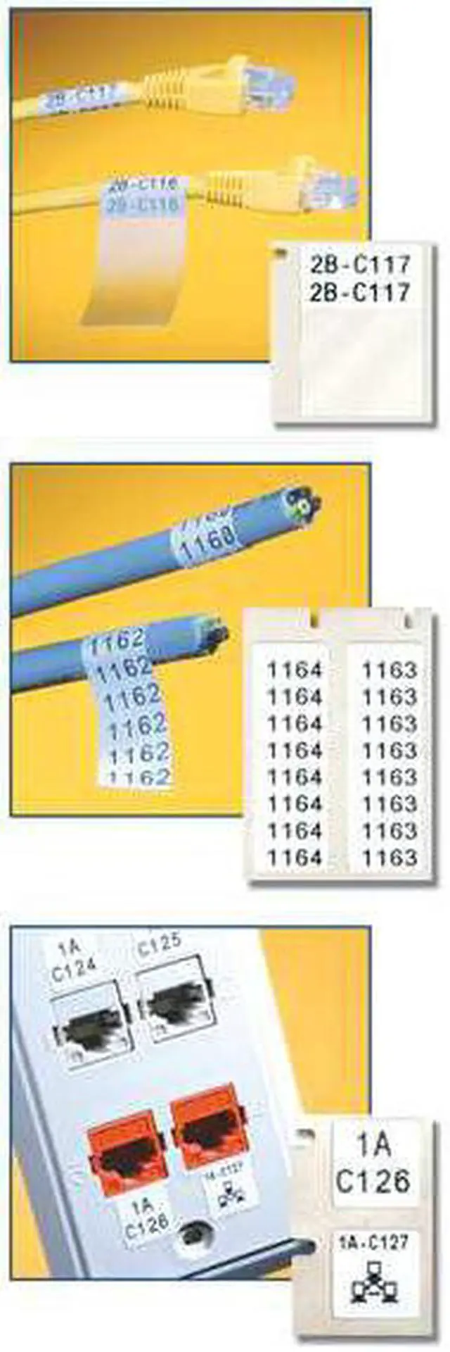 Alt view image 4 of 6 - BRADY XPS-250-1 Wire Marker Sleeves, Black on White, Labels/Roll: 100