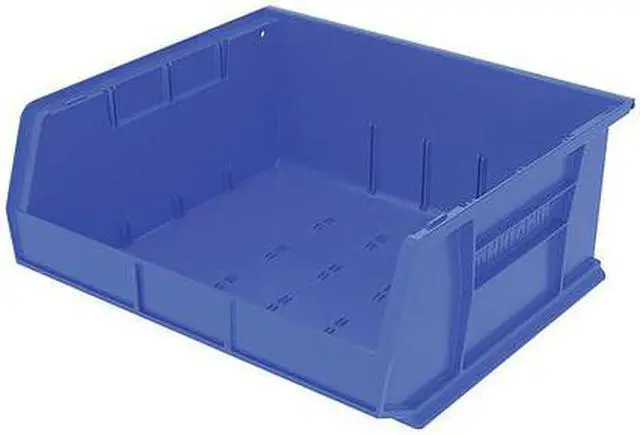 Main image of AKRO-MILS 30250BLUE 7"L x 16-1/2"W x 14-3/4"H Blue Hang and Stack Bin