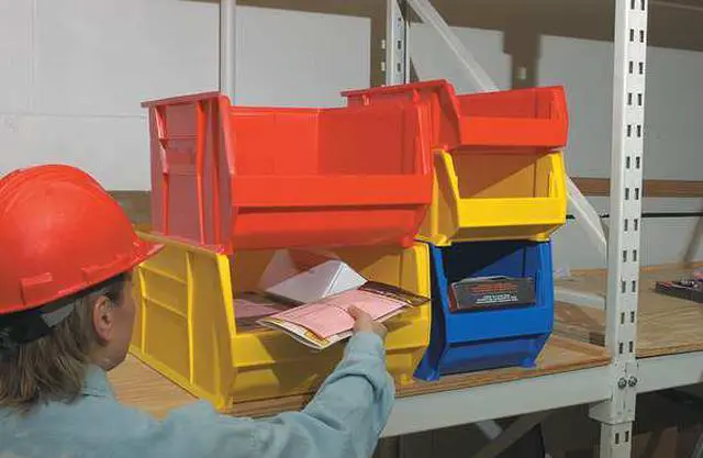 Alt view image 5 of 6 - AKRO-MILS 30282BLUE Blue Super Size Bin, 20"L x 12-3/8"W x 12"H