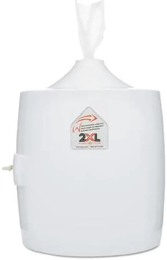 Alt view image 3 of 5 - 2XL Contemporary Wall Mount Wipe Dispenser 11 x 11 x 13 White TXLL82