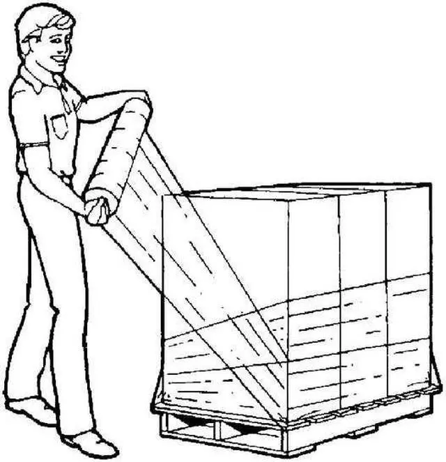 Alt view image 3 of 3 - GOODWRAPPERS 15A846 Hand Stretch Wrap 20 in W x 1000 ft., 80 ga, Blown Style,