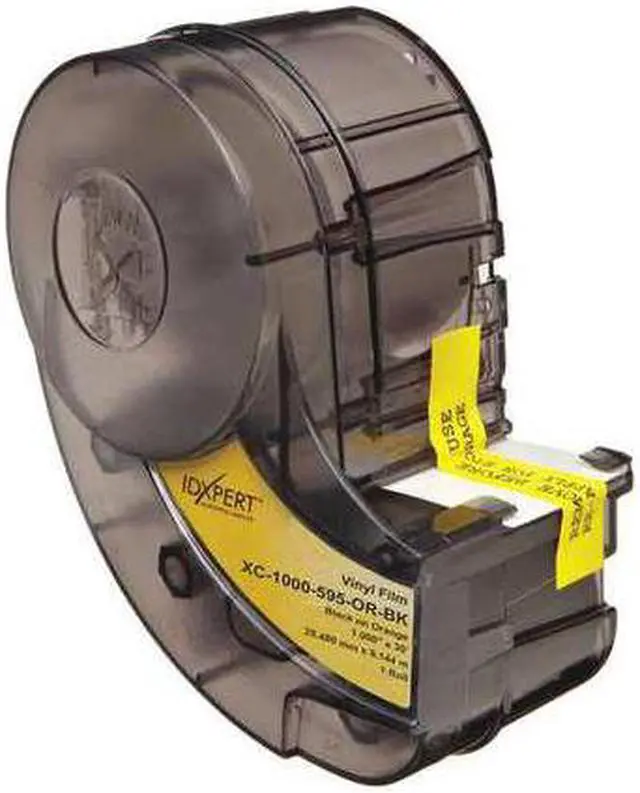 Main image of BRADY XPS-250-1 Wire Marker Sleeves, Black on White, Labels/Roll: 100
