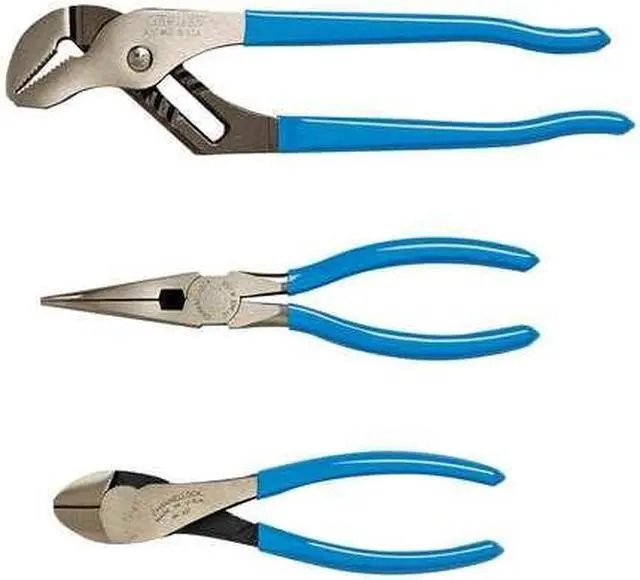 Alt view image 11 of 11 - Tongue and Groove Plier Set, 5Pcs, W/Roll