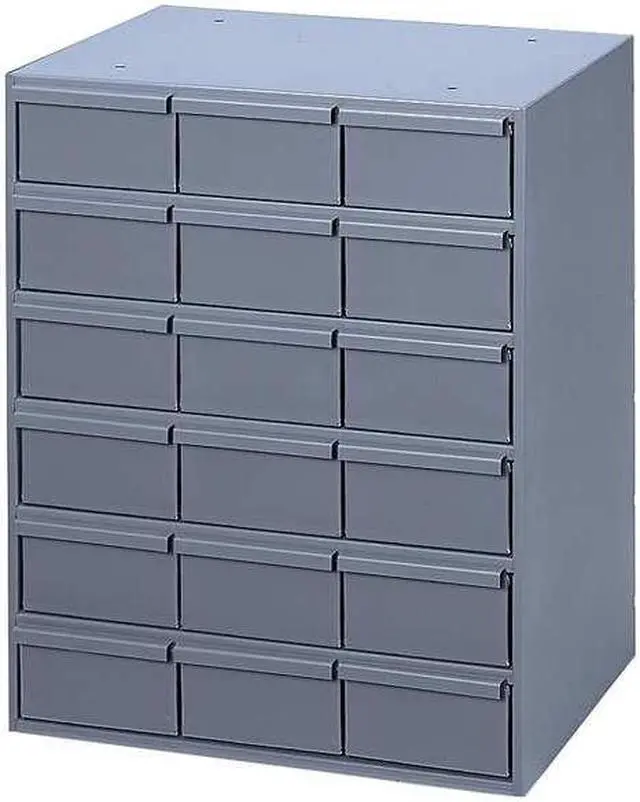 Alt view image 4 of 6 - DURHAM MFG 006-95 Drawer Bin Cabinet, 11-5/8 In. D, Gray