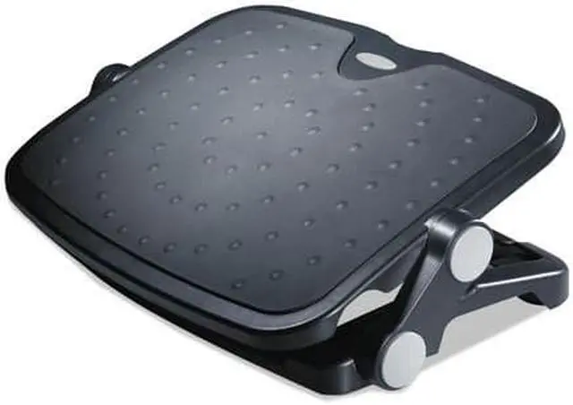 Alt view image 9 of 19 - Alera Soft Cushioned Ergonomic Footrest 14w x 19 5/8d x 3 3/4 to 7 1/2h Black