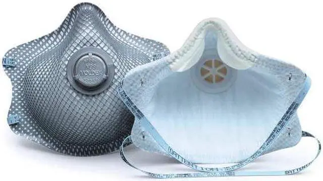 Alt view image 8 of 10 - Moldex N99 Premium Particulate Respirator Half-Face Mask Medium/Large 10/Box
