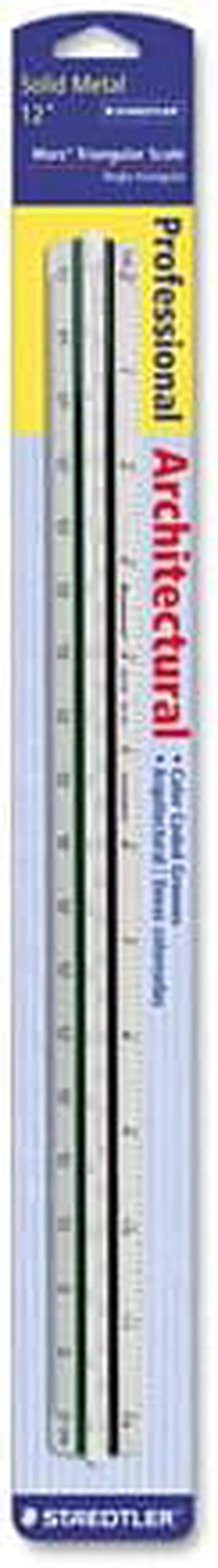 Alt view image 8 of 8 - Staedtler Architectural Triangular Scale