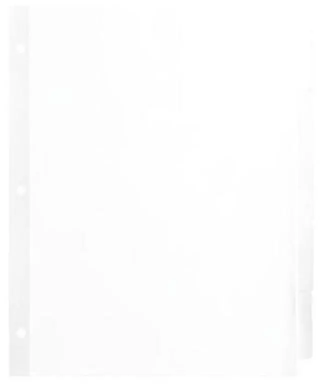 Alt view image 5 of 7 - Business Source Plain Tab Indexes 9/32" Holes 3HP 5Tab 36 Sets/BX WE 36683