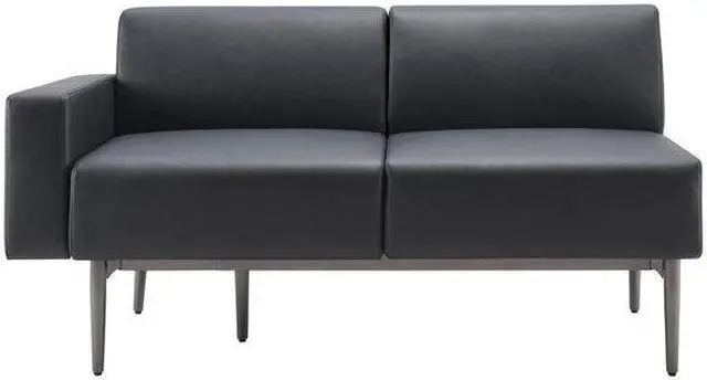 Alt view image 13 of 16 - Lorell Contemporary Sofa Seat Cushioned Armrest