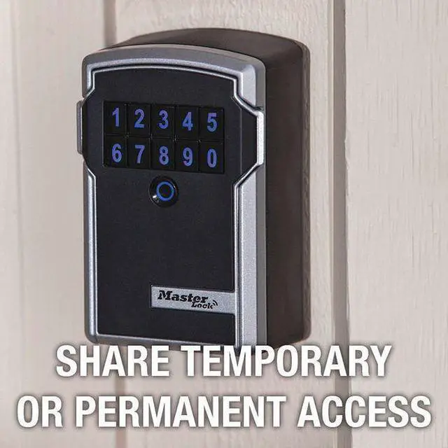 Alt view image 2 of 4 - MASTER LOCK 5441ECWWG Lock Box,Wall Mount,Metal,Electronic