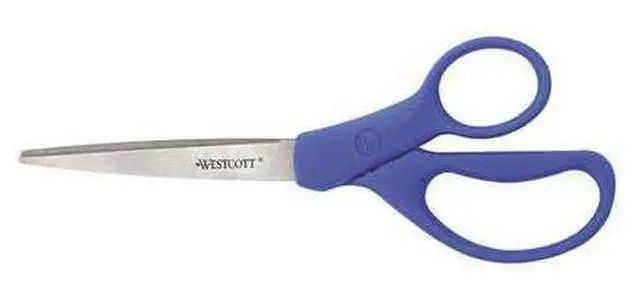Alt view image 7 of 9 - WESTCOTT 41218 Scissors,Right or Left Hand,8 In. L