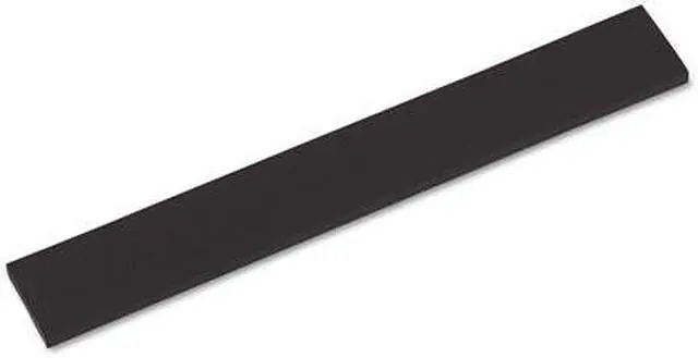 Alt view image 6 of 8 - Innovera Natural Rubber Keyboard Wrist Rest Black 52458