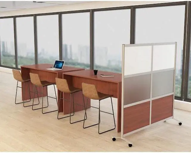 Alt view image 11 of 20 - Lorell Legs, F/Panel Dividers, W/Casters, 18-3/4"X2"X48-3/8", Sr (LLR90272)