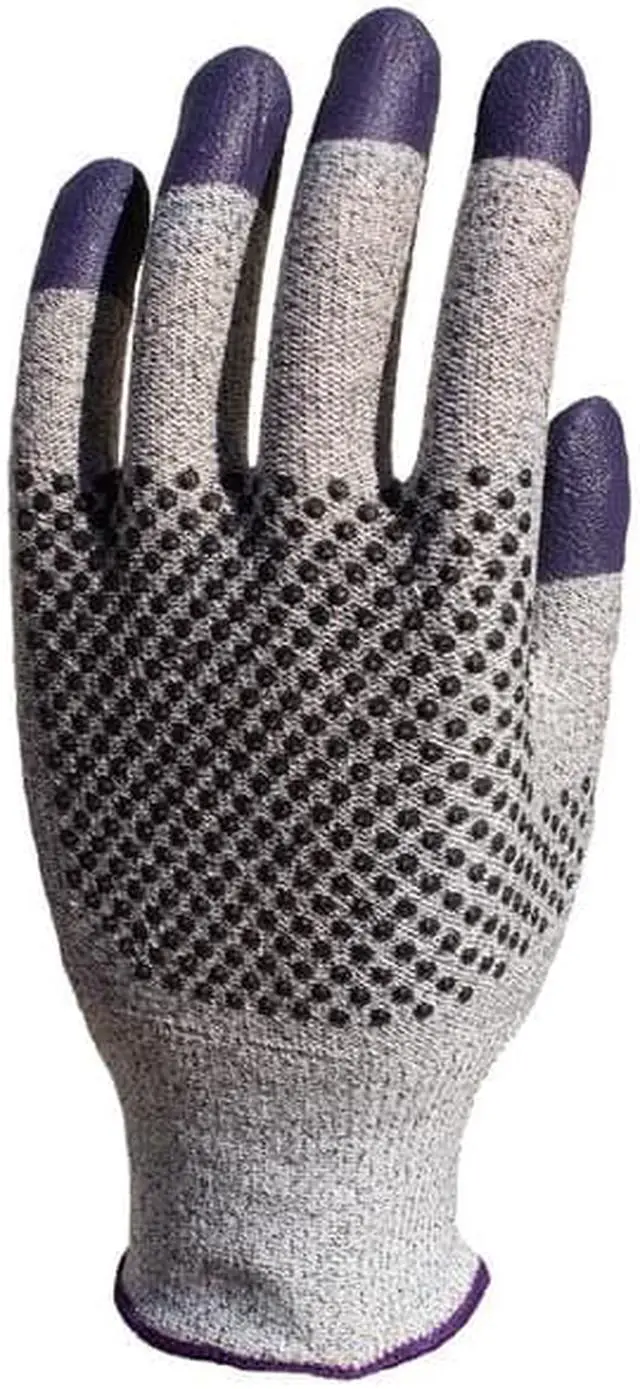 Alt view image 3 of 8 - KLEENGUARD 97434 Cut-Resistant Gloves, Cut Level A2 ,Dotted ,Nitrile ,Dotted