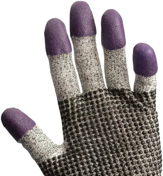 Alt view image 4 of 8 - KLEENGUARD 97434 Cut-Resistant Gloves, Cut Level A2 ,Dotted ,Nitrile ,Dotted