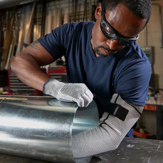 Alt view image 6 of 8 - KLEENGUARD 97434 Cut-Resistant Gloves, Cut Level A2 ,Dotted ,Nitrile ,Dotted