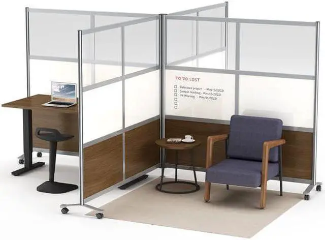 Alt view image 10 of 17 - Lorell Legs, F/Panel Dividers, W/Casters, 18-3/4"X2"X71", Sr (LLR90271)