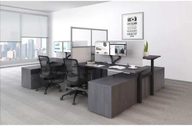 Alt view image 11 of 17 - Lorell Legs, F/Panel Dividers, W/Casters, 18-3/4"X2"X71", Sr (LLR90271)