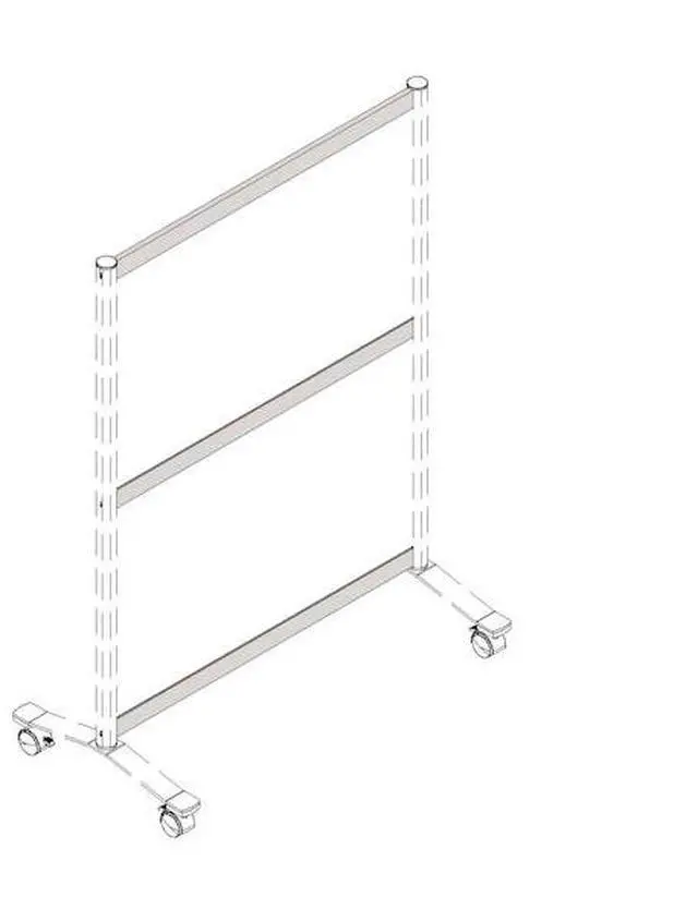 Alt view image 16 of 17 - Lorell Adaptable Panel Strip