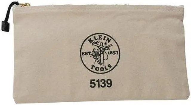 Alt view image 8 of 13 - Klein Tools Canvas Zipper Bag.