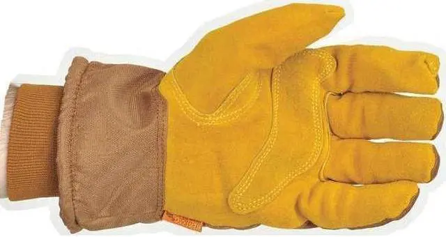 Alt view image 5 of 5 - CAIMAN 1352-6 Cold Protection Gloves, Cowhide Leather Palm, Heatrac Lining,