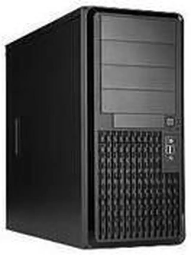 Alt view image 7 of 11 - IN WIN IW-PE689.U3 Entry Pedestal Atx Mid Tower case 4/1/(5) Bays USB 3.0 Audio Black No Power Supply Audio