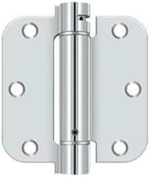 Alt view image 2 of 2 - Deltana DSH35R526 3.5 x 3.5 x 0.62 in. Spring Hinge Steel-US26