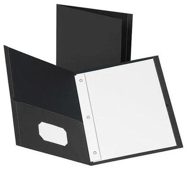 Alt view image 5 of 7 - Business Source 2-Pocket Folders 100 Sh Cap Ltr 9-1/2"x11" 25/BX BK 78532