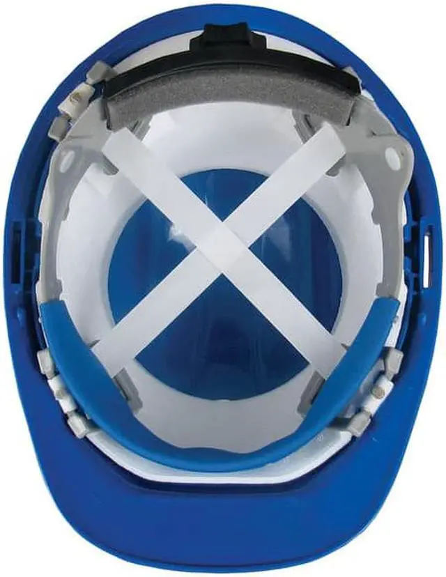 Alt view image 3 of 3 - ERB SAFETY WEL19957GY Hard Hat, Omega II, Polyethylene, 6 Point Ratchet, Type