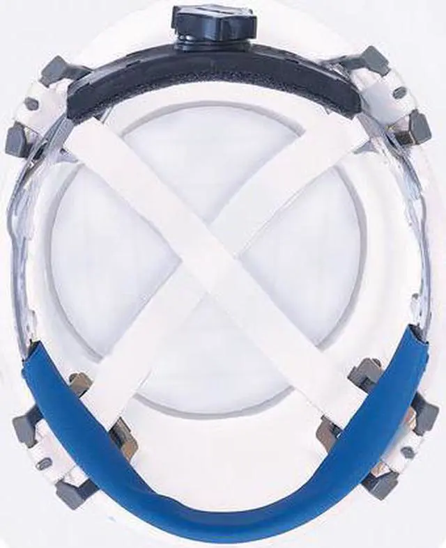 Alt view image 3 of 3 - ERB SAFETY WEL20004WH Hard Hat, Americana 360(R), Polyethylene, 4 Point