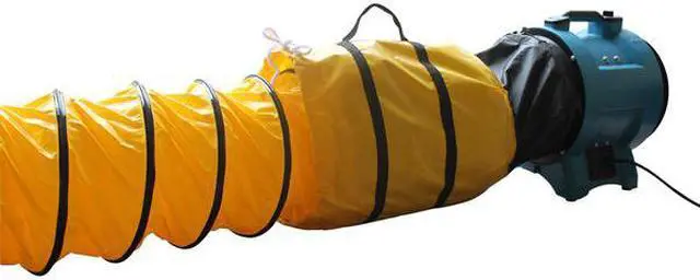 Alt view image 2 of 3 - XPOWER 12DH25 Ventilation Duct Hose for X-12, 12 in ID x 25 ft L, Polyester