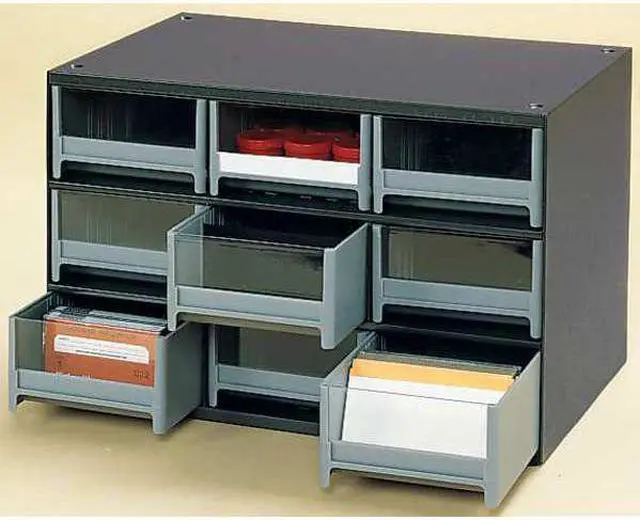 Alt view image 7 of 8 - AKRO-MILS 19715 Drawer Bin Cabinet W/ 15 Drawers, Gray, Steel/Polystyrene, 17
