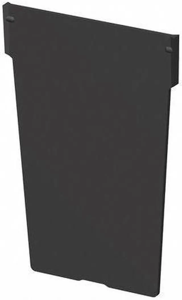 Alt view image 3 of 4 - AKRO-MILS 40020 Plastic Divider, Black, 4 1/8 in L, 4 7/8 in H, 12 PK