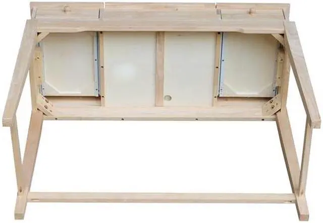 Alt view image 7 of 10 - International Concepts Vanity Table Unfinished - DT-2