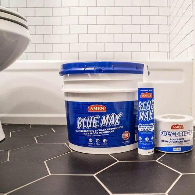 Alt view image 2 of 6 - AMES RESEARCH LABORATORIES BMX10TUBEBE Ames Blue Max Liquid Rubber Caulking -