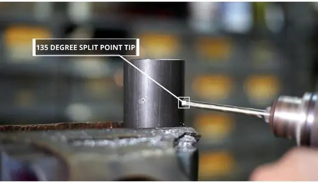 Alt view image 10 of 12 - Drill America DWDTLCO15/16 Cobalt Taper Length Drill Bit, 10-3/4" Overall Length, 6-1/8" Length of Cut, 15/16"