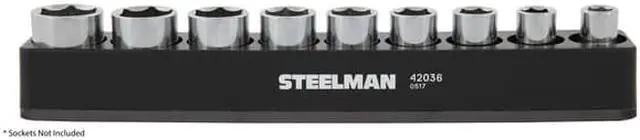 Alt view image 5 of 7 - STEELMAN 42036 1/2-Inch Drive Magnetic Shallow Socket Holder