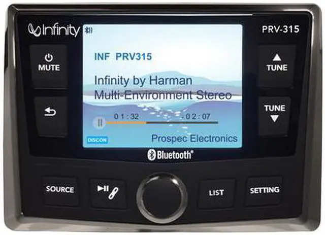 Alt view image 5 of 7 - INFINITY PRV90 AM/FM STEREO BLUETOOTH 4 X 50 WATTS