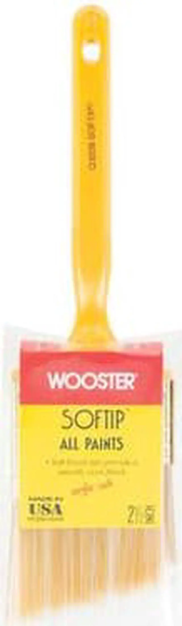 Alt view image 6 of 8 - Wooster Softip 2-1/2 In. Angle Sash Paint Brush Q3208-2 1/2